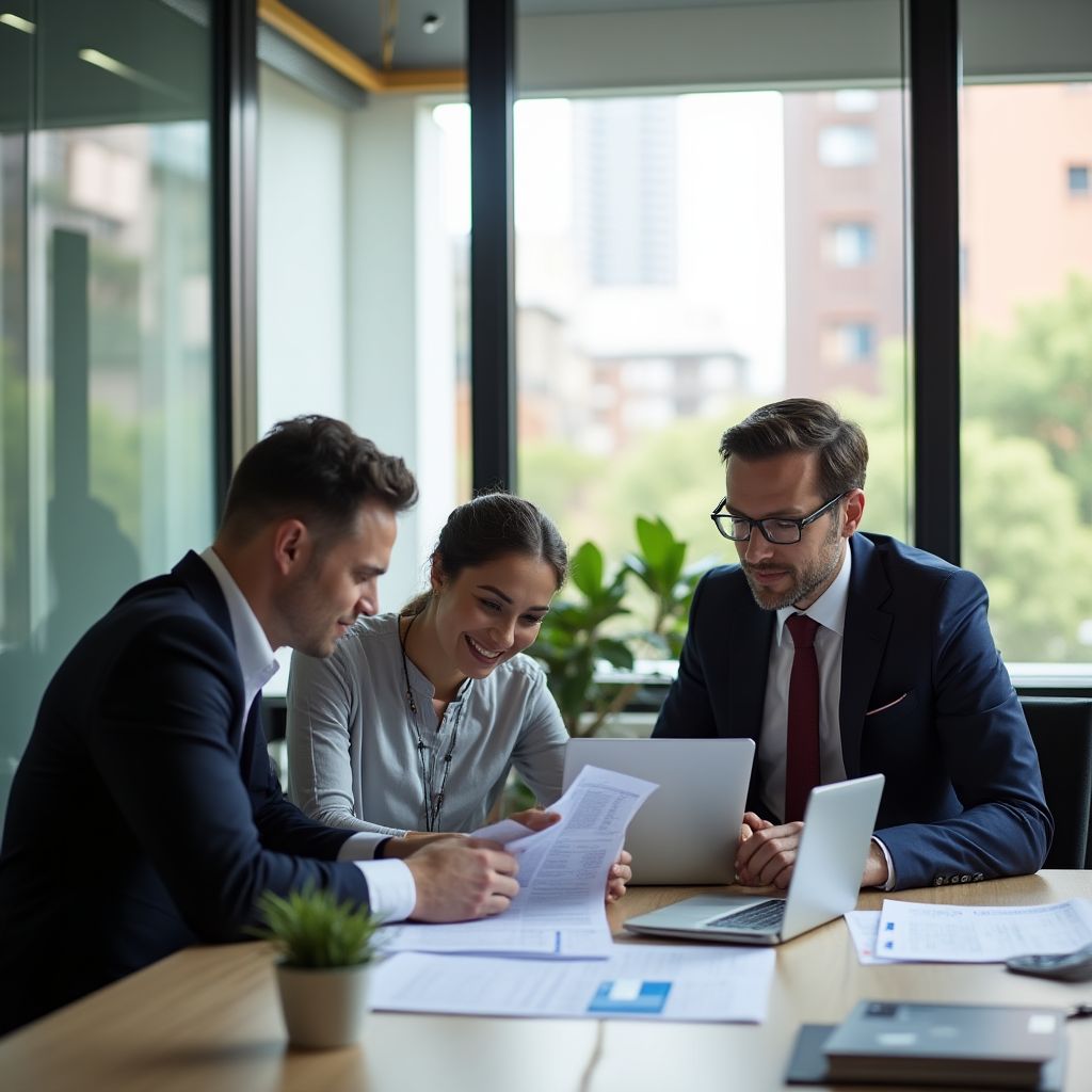 Equipo trabajando consultoría Argentina